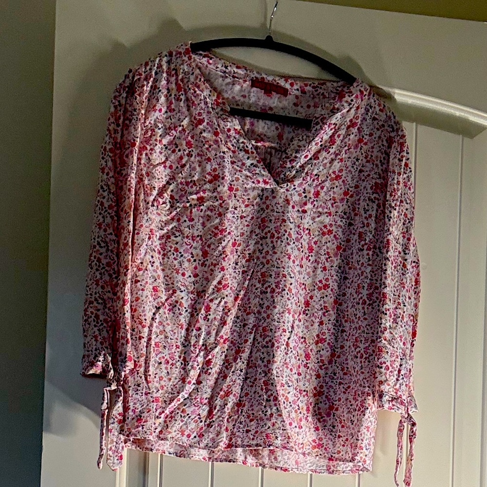 Rose and Thyme Floral Blouse